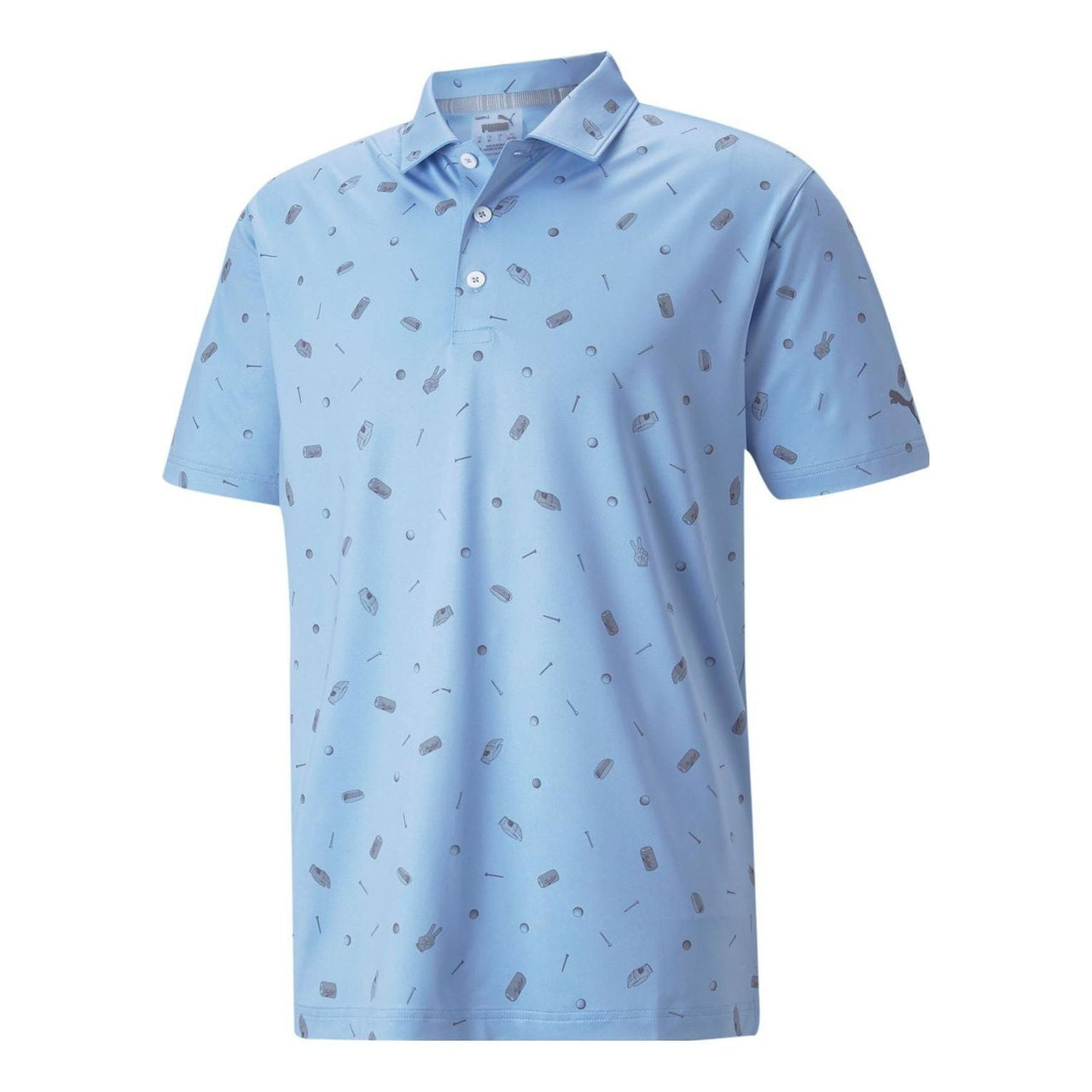 PUMA MATTR Snack Shack Polo Shirt 'Blue' 532116-02