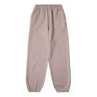 (WMNS) Nike NRG Solo Swoosh Sweatpants 'Malt White' CW5565-245