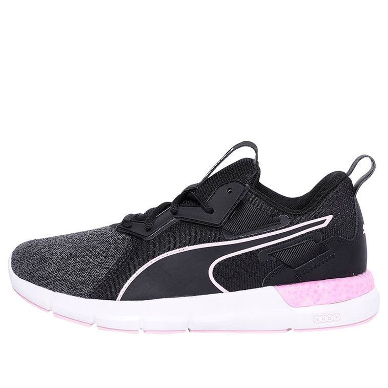 (WMNS) PUMA Nrgy Dynamo Futuro Low Top Running Shoes Black/White/Pink 191103-07