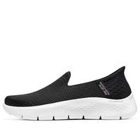 (WMNS) Skechers GO WALK Flex 'Relish - Black White' 124963-BKW