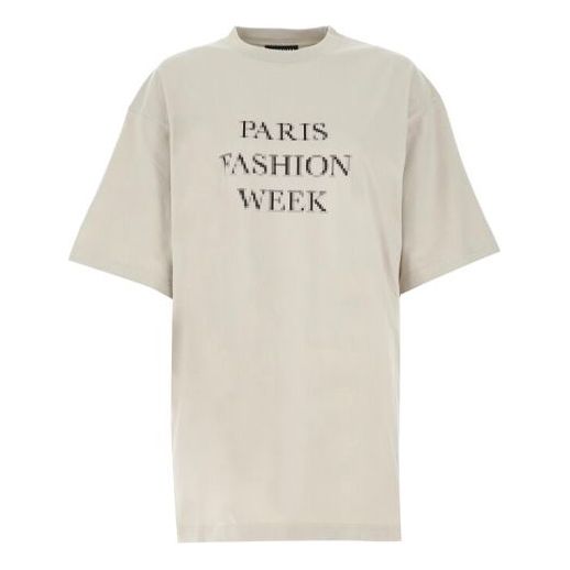 Balenciaga SS21 Logo Letter Pattern Male Grey 651795TKV842984