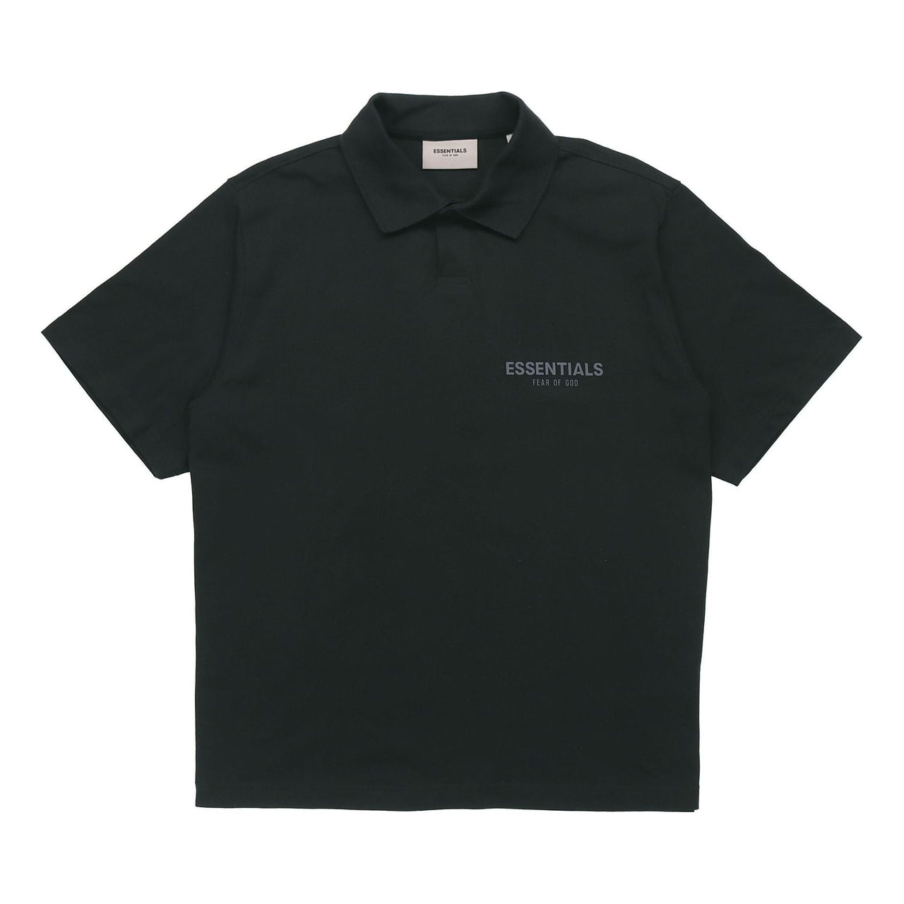 Fear of God Essentials FW20 Polo Shirt 'Black' 0125250500221001