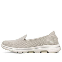 (WMNS) Skechers Go Walk 5 Loafers Beige 124001-NAT