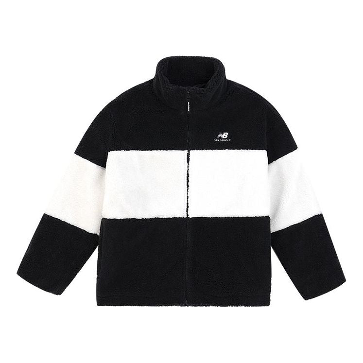 New Balance Classic Warm Jacket Asia Sizing 'Black White' 6DC44823-BK