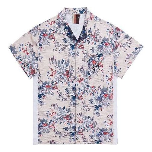 KITH Floral Panel Camp Shirt 'Ivory Multi' KH3658-104