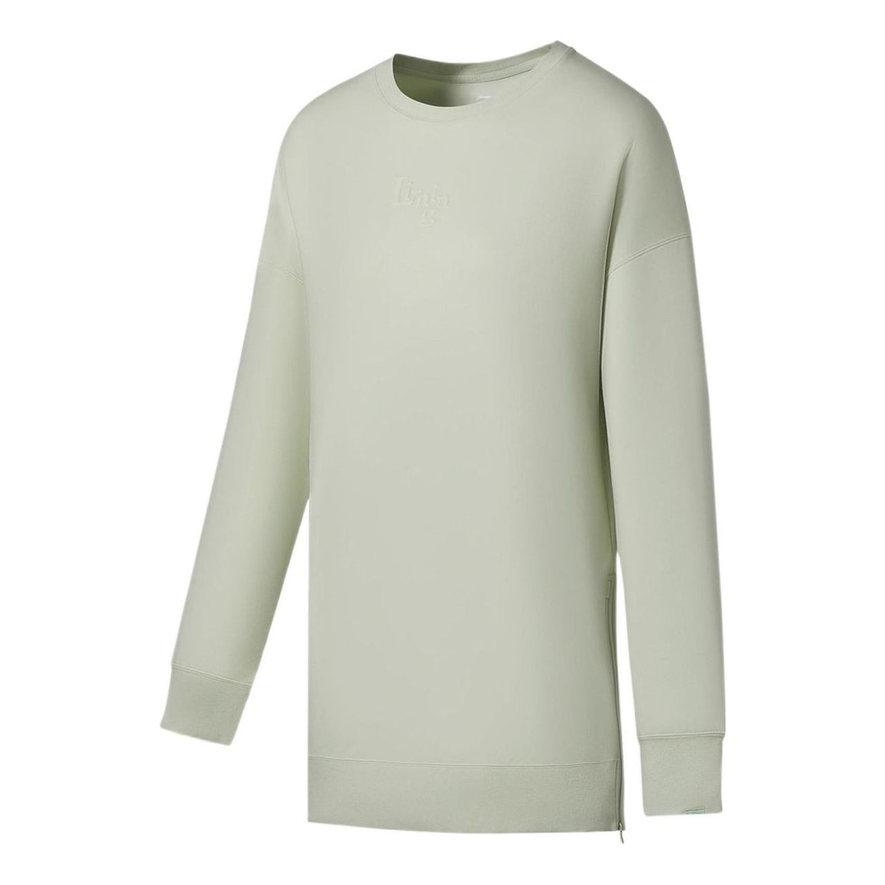 (WMNS) Li-Ning Plain Long Pullover 'Green' AWDS778-5