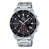 CASIO EDIFICE Waterproof Stainless Steel Strap Mens Red Analog EFV-540D-1AVUPR