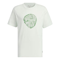 adidas Big Logo Polygiene 180 GSM T-shirt Asia Sizing 'White Green' IS0295