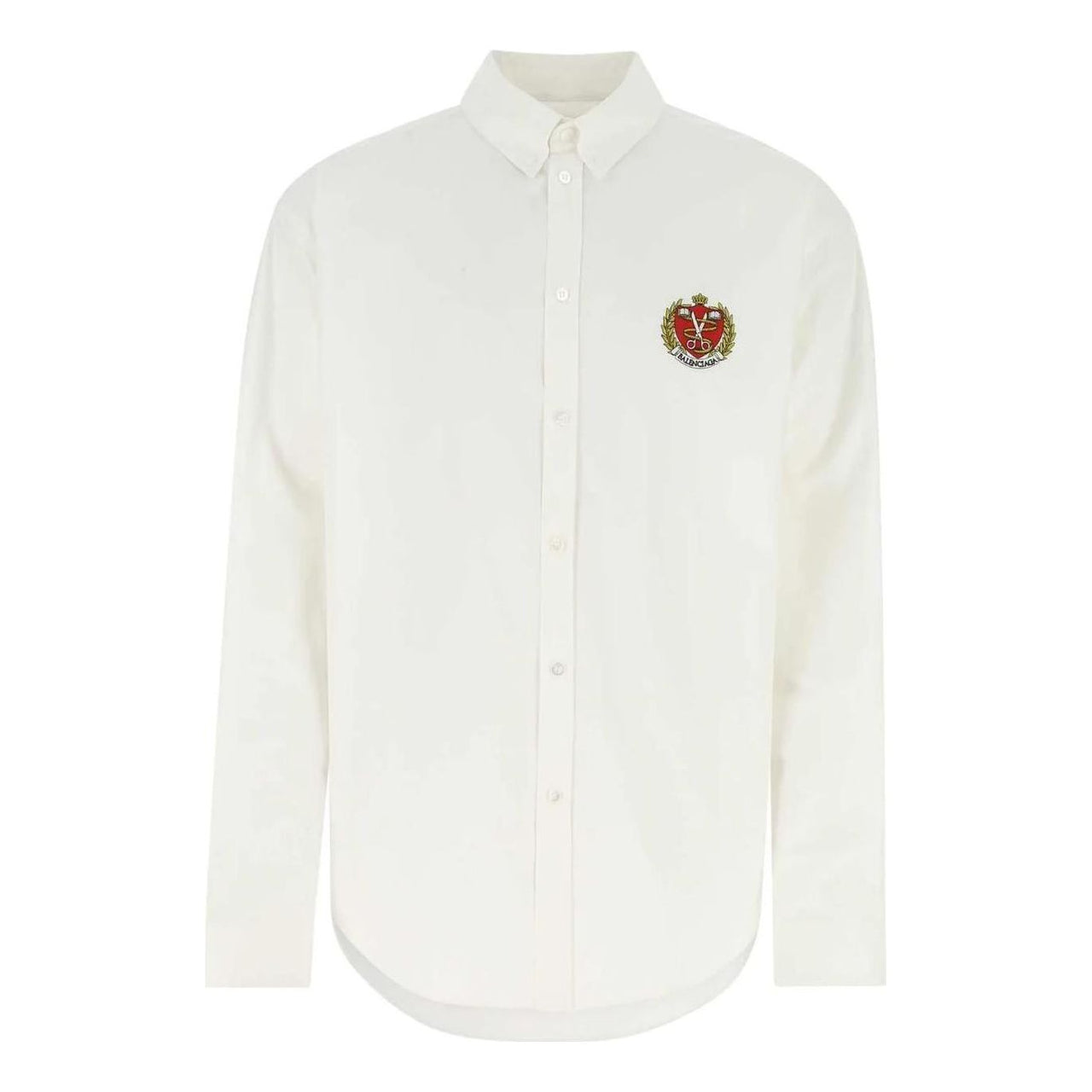 Balenciaga Est. 1917 College Logo Print Shirt 'White' 675640TYB189000