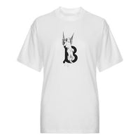 Burberry Cherub Print Cotton Oversized Printing Short Sleeve White 80246181