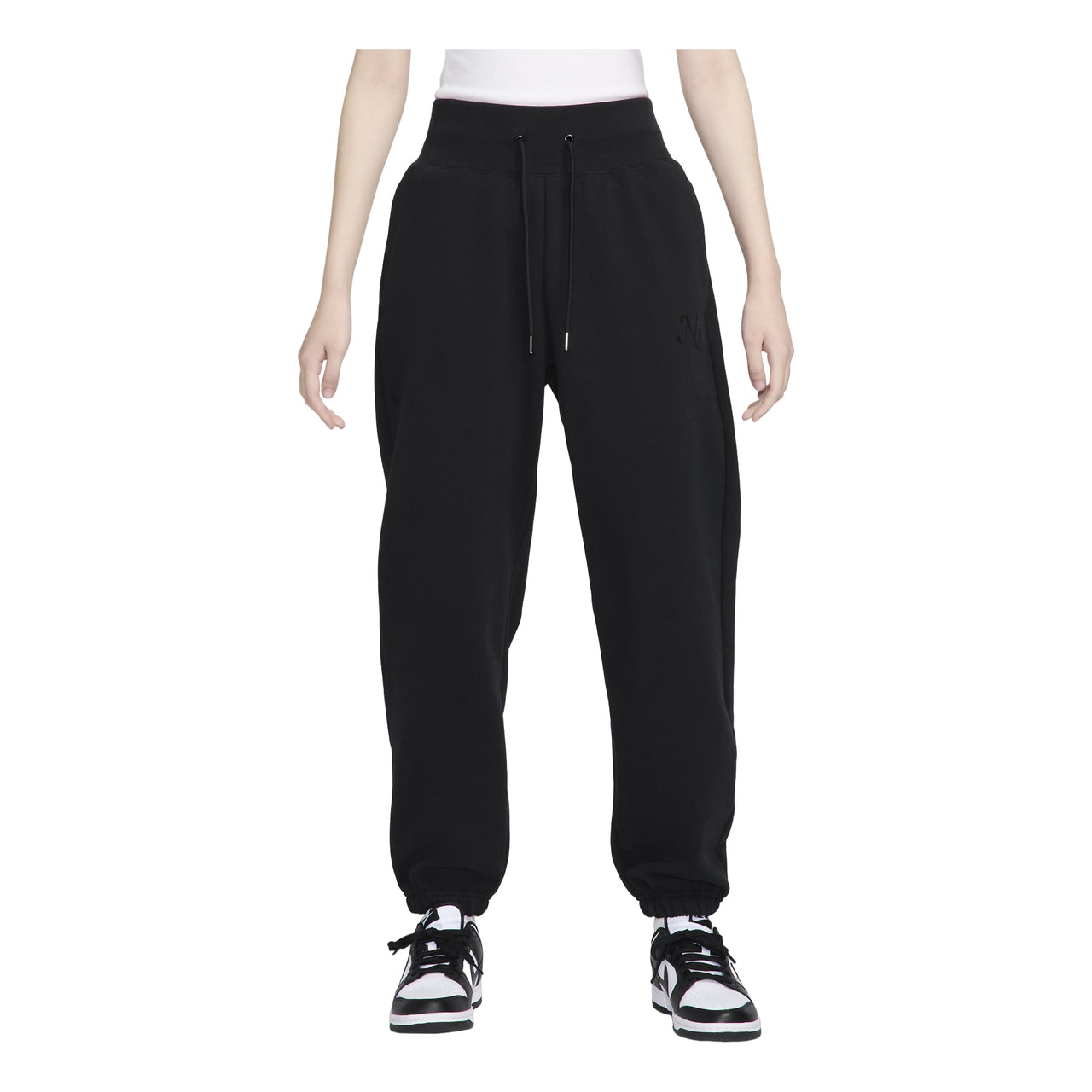 (WMNS) Nike Sportswear Phoenix Fleece Oversize Pants 'Black' HQ4870-010