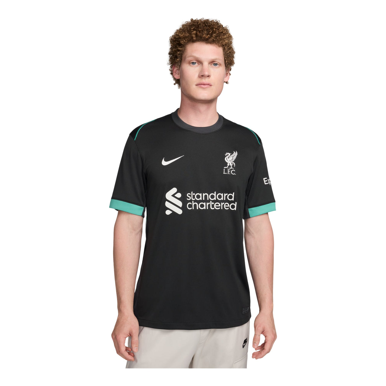 Nike Dri-FIT Liverpool FC 2024/25 Stadium Away Jersey 'Black Teal' FN8780-322