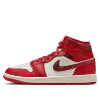 (WMNS) Air Jordan 1 Mid SE 'Red Cracked Leather' HJ9337-106