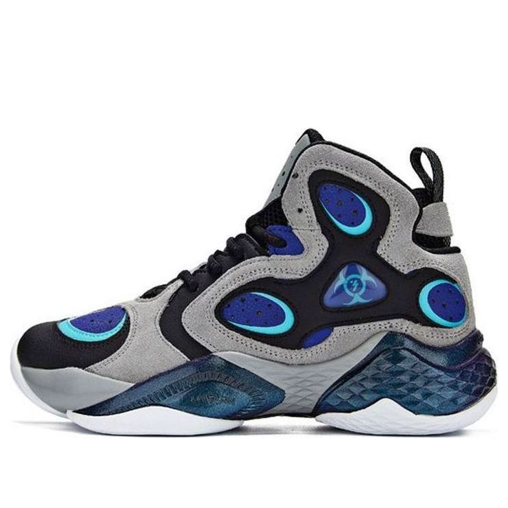 361 Degrees Aaron Gordon QU!KFOAM Basketball Shoes 'Grey Blue' 571941110-1
