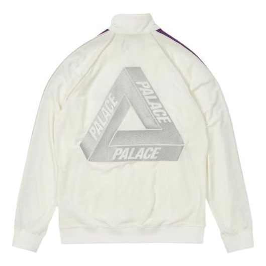 Palace Elton John Velour Track Top Jacket 'White' P21CS259