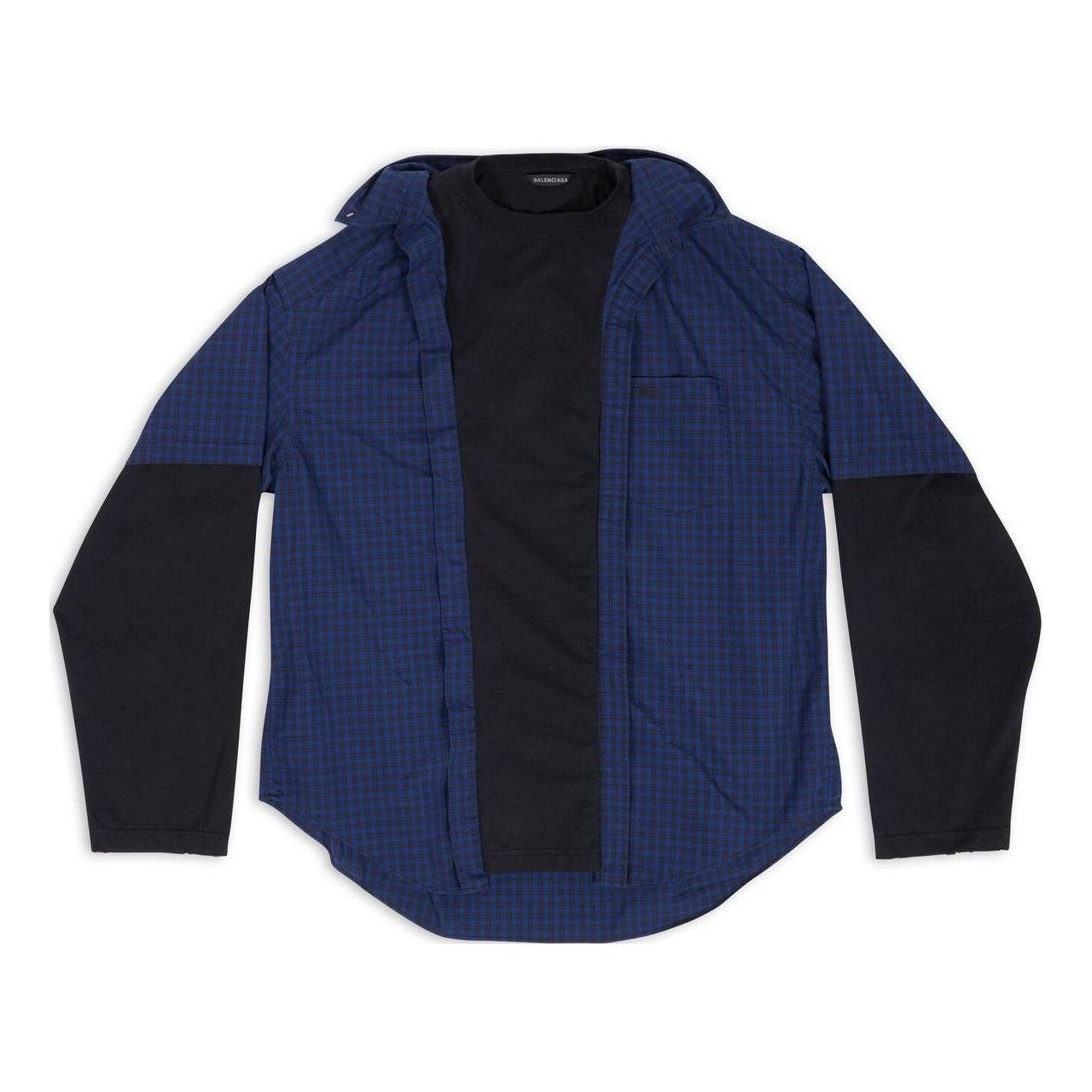 Balenciaga BB Icon Trompe L'oeil Shirt 'Navy Black' 699227TNM428060