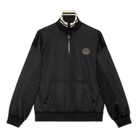 Gucci Technical Jersey Half Zip Jacket 'Black' 768614-XJF4A-1043