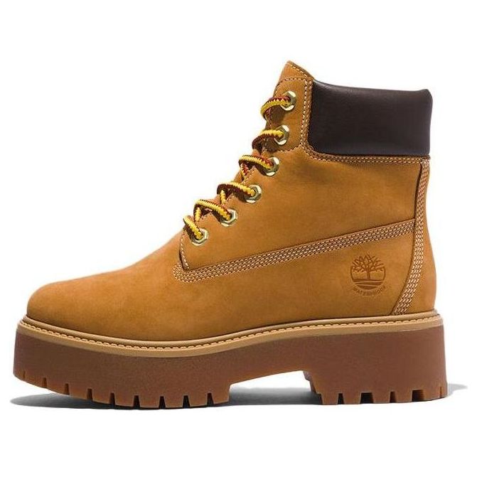 (WMNS) Timberland Stone Steet 6 Inch Premium Platform Waterproof Boots 'Wheat Nubuck' A5RJD