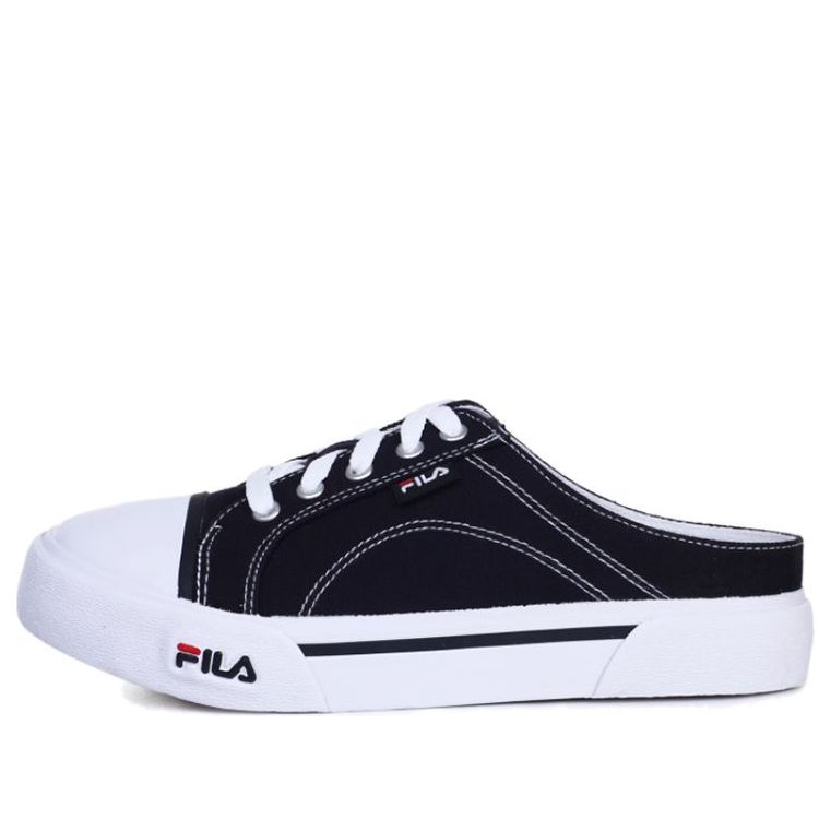 (WMNS) FILA Dongle Series Canvas Shoes GS Black 1XM00971_001