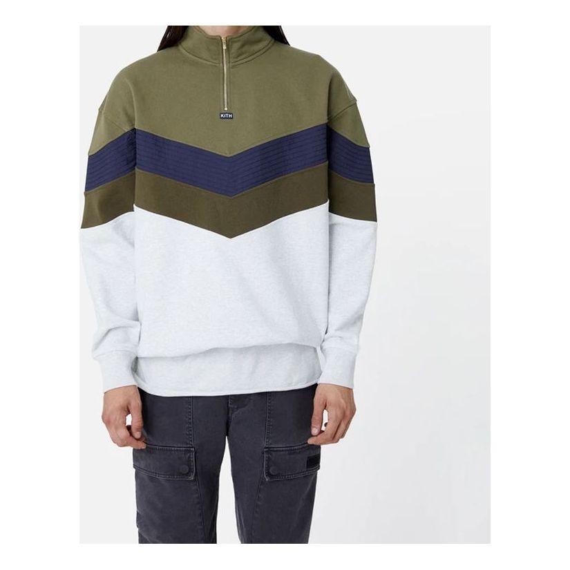 KITH Track Line Quarter-Zip Pullover KH2400-106