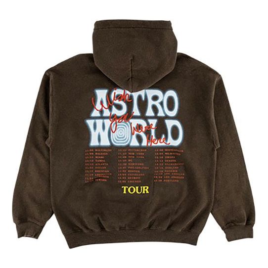 Travis Scott Cactus Jack Astro World Series Logo Printing Unisex Brown TC-88