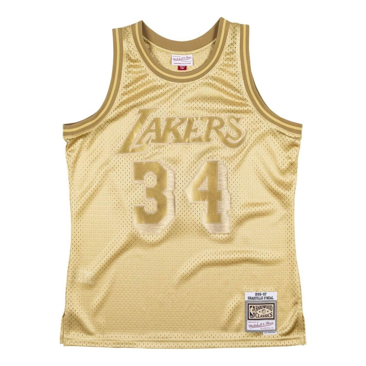 Mitchell & Ness x NBA Los Angeles Lakers 1996-97 Jersey 'Shaquille O'Neal 34' SMJYBW19079-LALMTGD96SON