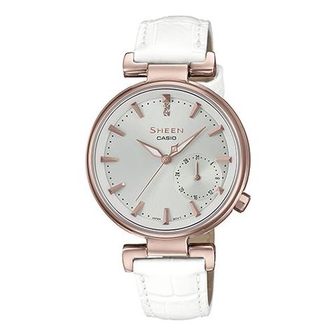 CASIO Waterproof SHEEN Quartz Sapphire Crystal Gold Analog SHE-3514CGL-7AUPR