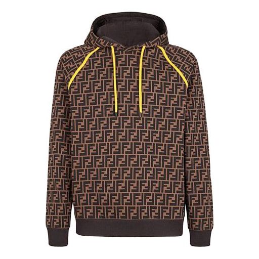 Men's FENDI Cotton Sports Brown FY0945A6ZTF0QT1