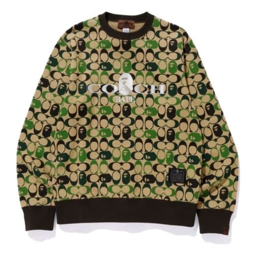 A Bathing Ape x COACH Crossover Crewneck Round Neck 1G23-113-901