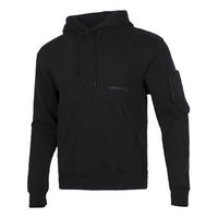 Men's Nike As J Rct 23E Flc Po Gc Athleisure Casual Sports Hooded Pullover Solid Color Long Sleeves Black DR6406-010