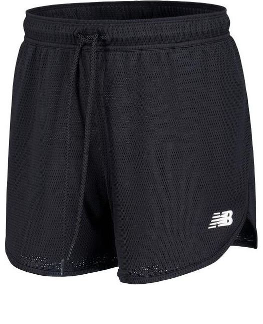 (WMNS) New Balance Athletics Mesh Short Asia Sizing 'Black' WS41510-BK