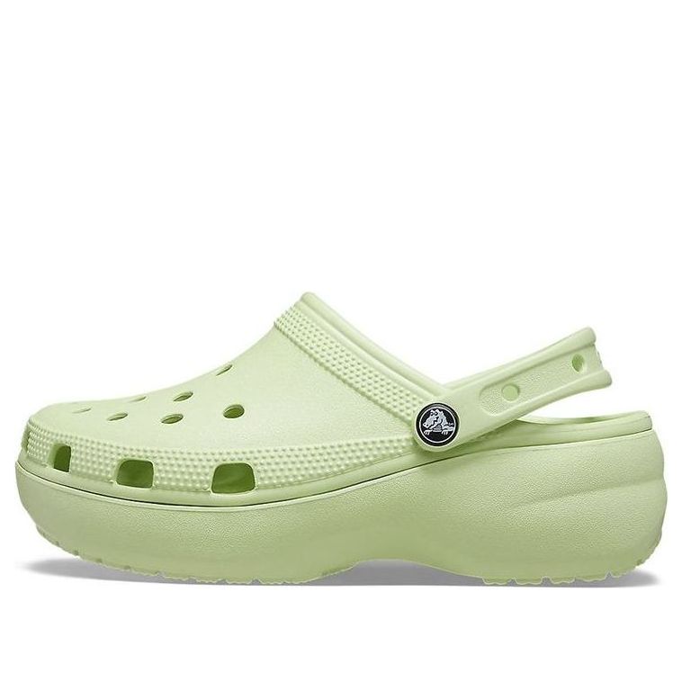 (WMNS) Crocs Classic Platform Clog 'Celery' 206750-335