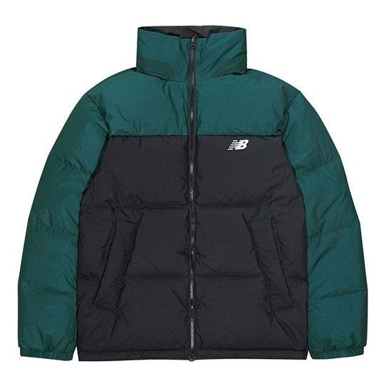 New Balance Classic Reversible Puffer Jacket Asia Sizing 'Black Green' NP943043-GRN