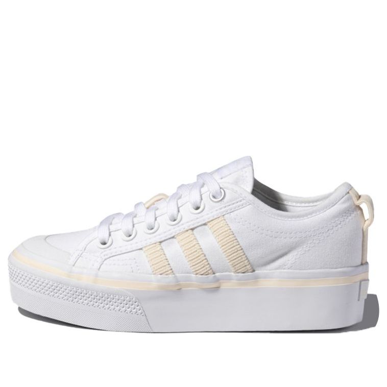 (WMNS) adidas Nizza Platform 'Off White Cream' H69028