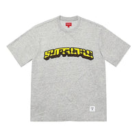 Supreme Block Arc S/S T-Shirt 'Grey Yellow' SUP-SS23-091