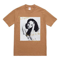 Supreme SS17 Sade Tee Mocha Character Printing Short Sleeve Unisex Brown SUP-SS17-05