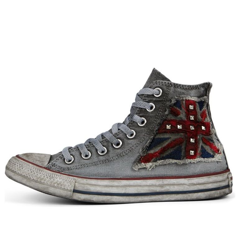 Converse Distressed Uk Flag Chuck Taylor All Star High Top 167388C
