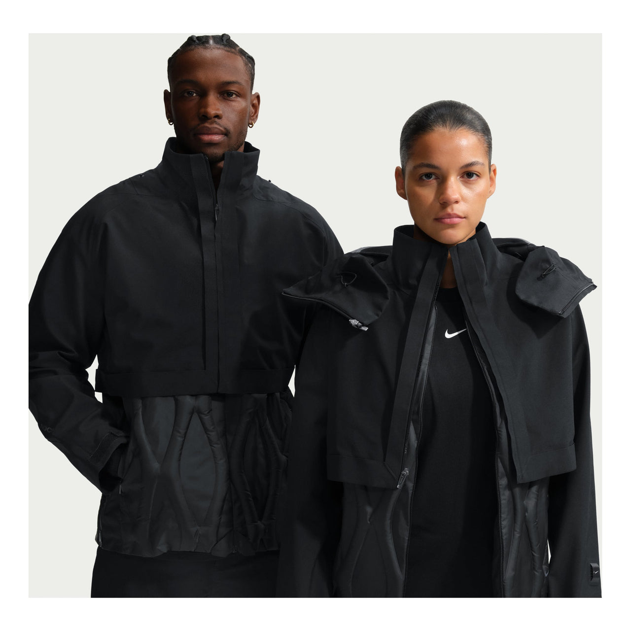 Nike x NOCTA CODE Hooded Jacket 'Black Gunmetal' HQ4477-010