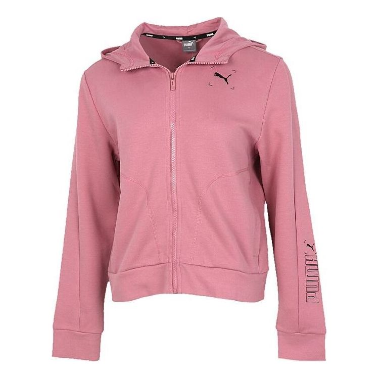 (WMNS) PUMA Nu-Tility Full-Zip Jacket 'Pink Black' 585252-16