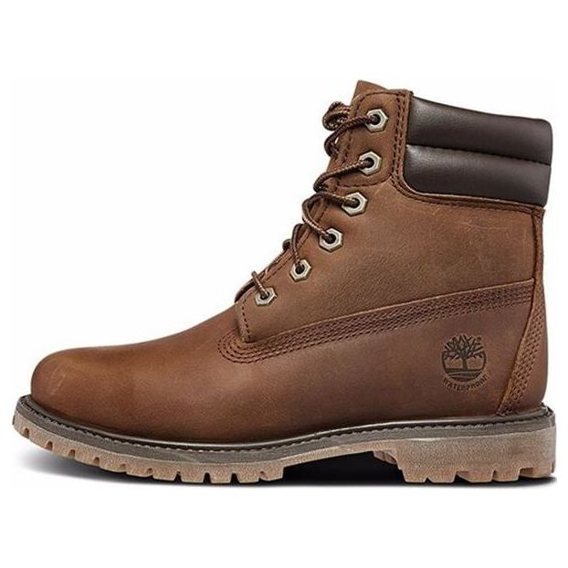 (WMNS) Timberland Waterville 6 Inch Double Collar Waterproof boots ' Brown Nubuck'' 8305R