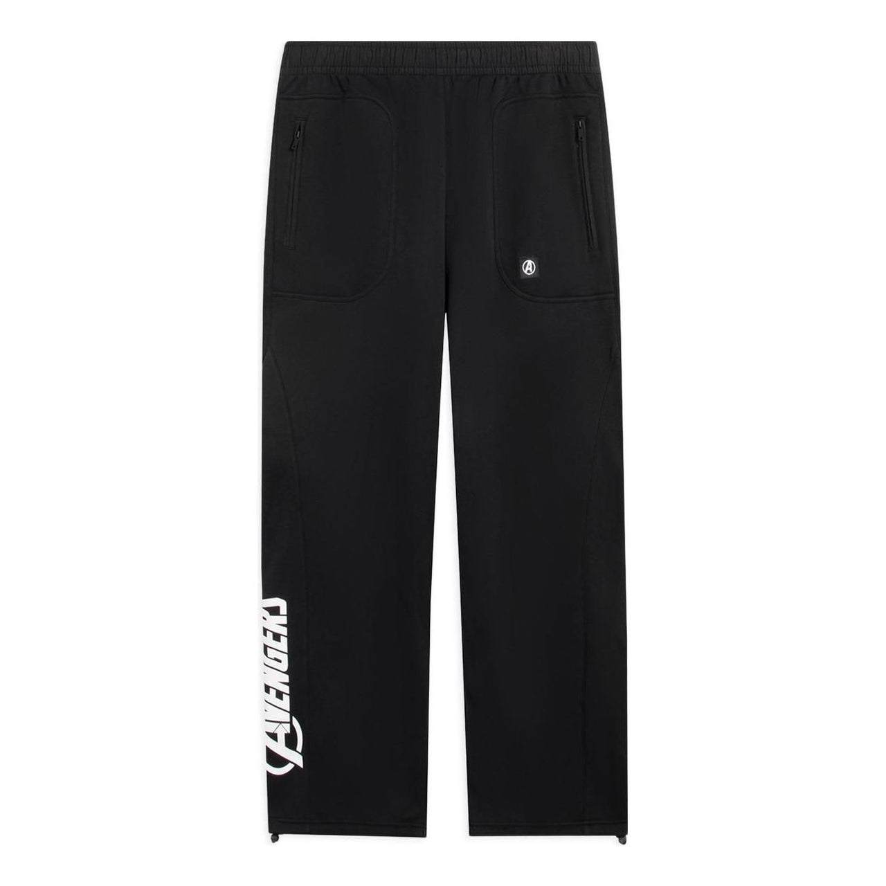 Li-Ning x MARVEL Graphic Straight Sweatpants 'Black' AKLSE91-1
