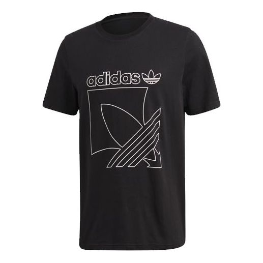 adidas originals SPRT 3S TEE Sports Short Sleeve Black GD5837