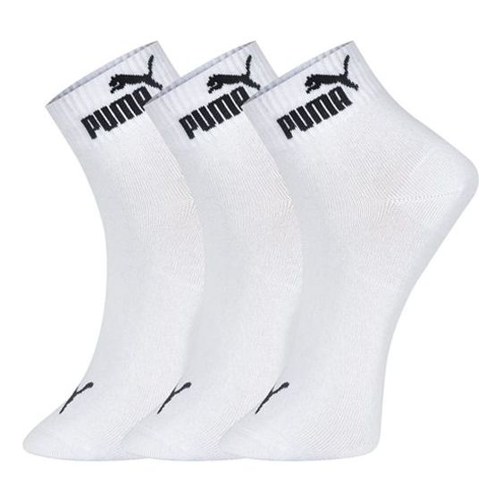 PUMA Sneaker Socks 3 pack 'White Black' 100002945-003