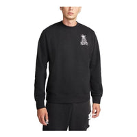 Nike Sportswear Fleece Crew Neck Sweatshirt 'Black' DQ4072-010