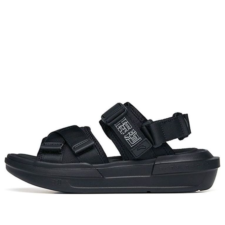 (WMNS) ANTA BaDao Sandals 'Black' 122238501-1