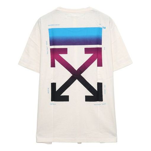 Off-White Gradient Arrows Short Sleeve Oversize OMAA038F181850050288