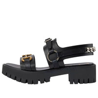 (WMNS) Gucci Sandal With Horsebit 'Black' 700051-DS8R0-1000