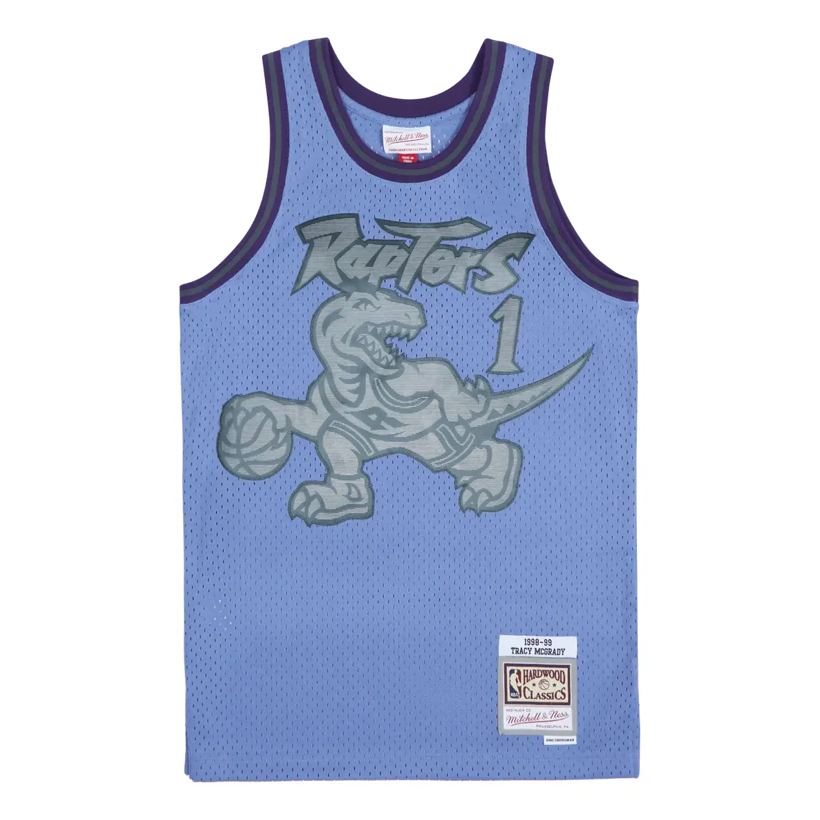 Mitchell & Ness x NBA Raptors Space Knit Swingman Jersey 'Tracy Mcgrady' SMJYLF19119-TRALTPR98TMC