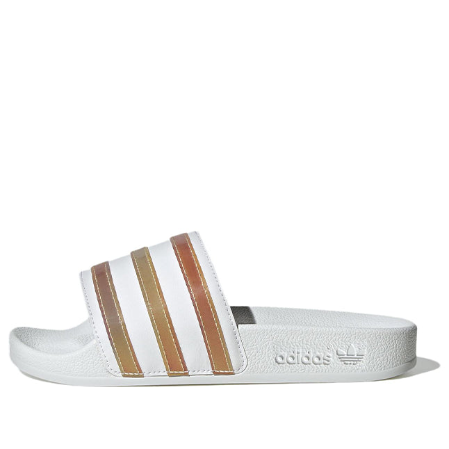 (GS) adidas Originals Adilette Slides 'Cloud White Multicolor' HQ8547