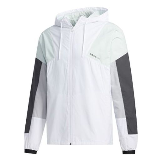 adidas neo M Fav Cb Wb hooded Sports Jacket White GK5878